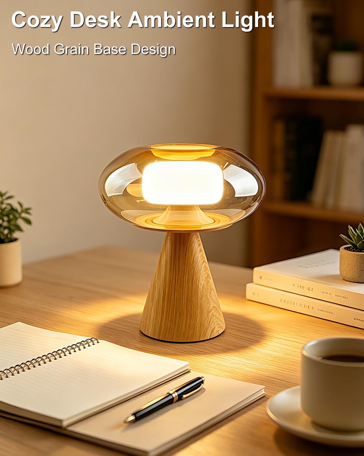 Lightdot Modern Mushroom Table Lamp Dimmable RGB Ambient Lighting Gift Box