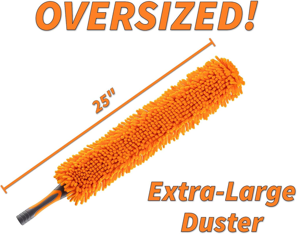 Long Handle Duster for Cleaning with Extension Pole 18-60"