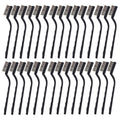 30PCS Mini Wire Brush, Stainless Steel Bristles, Masonry Brushes