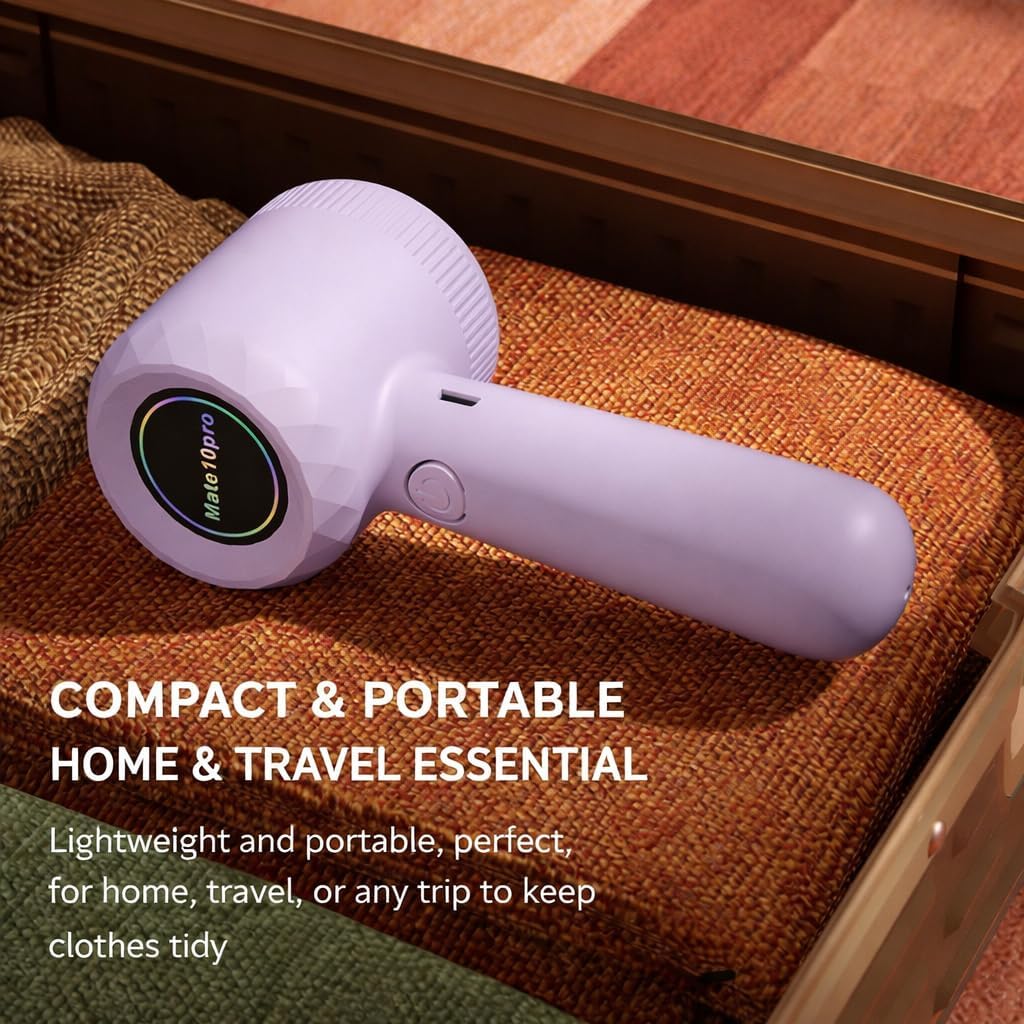 Rechargeable Fabric Shaver Lint Remover for Clothes, Sweaters & Furniture