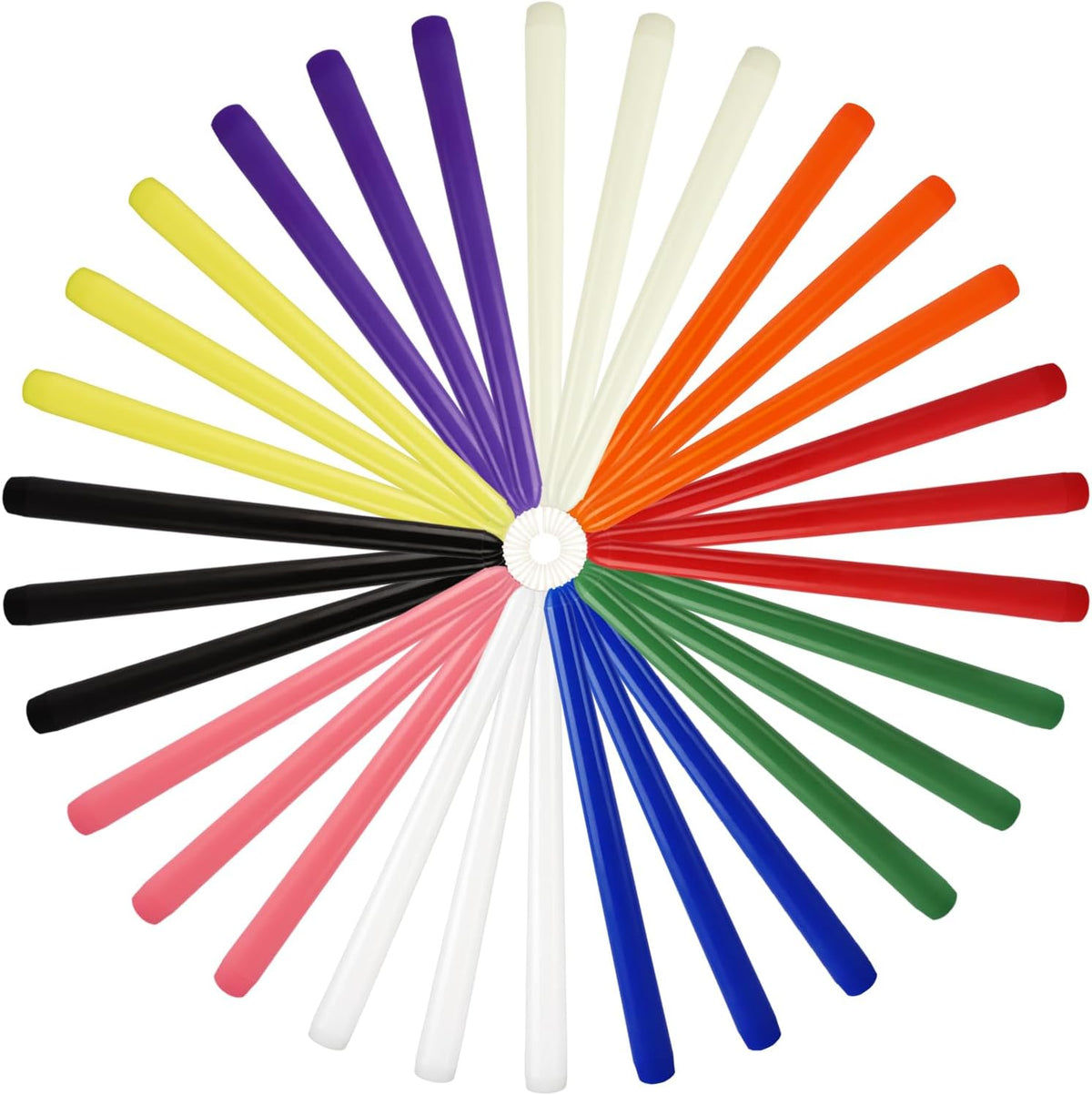 30 Pack 10 inch Assorted Color Spell Taper Candles –Unscented Dripless,Taper Candles for Rituals, Prayer, Birthdays, Meditation, Altar, Spells, Chime Candles - Ideal for Witches-10 Colours.