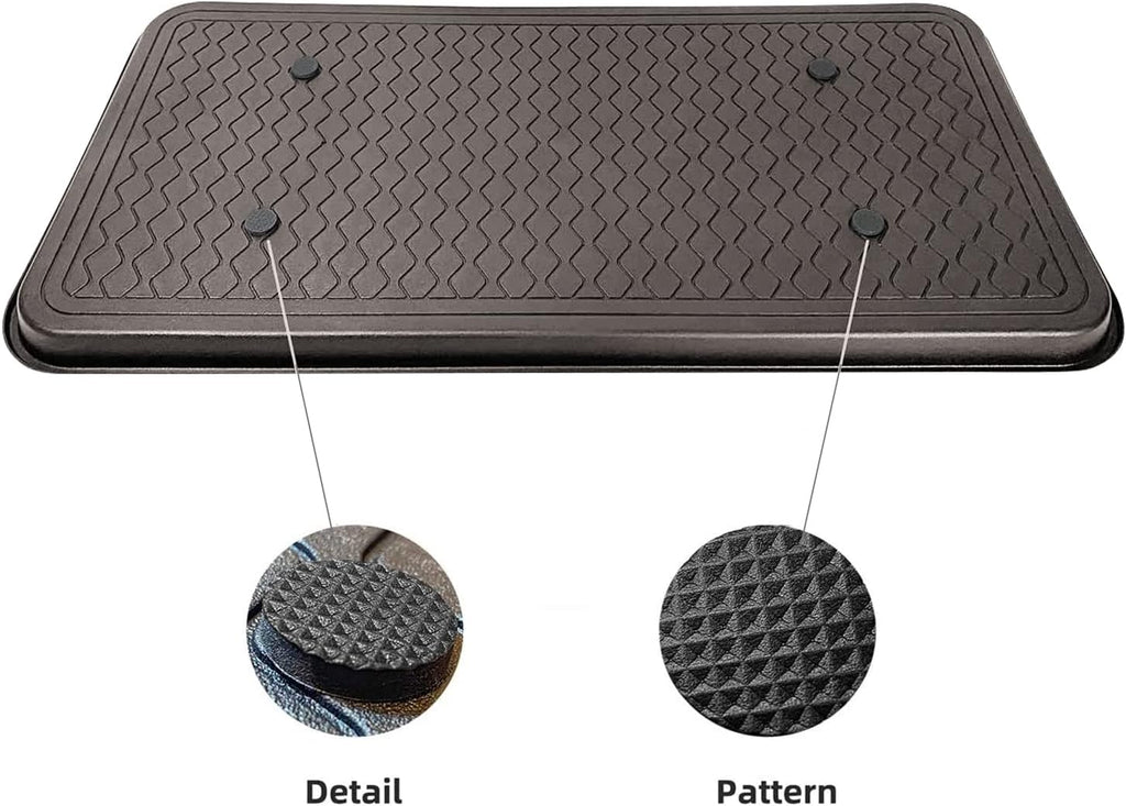 Finorder Boot & Shoe Trays, 2 Pack, 30" x 15" x 1.2", Gray