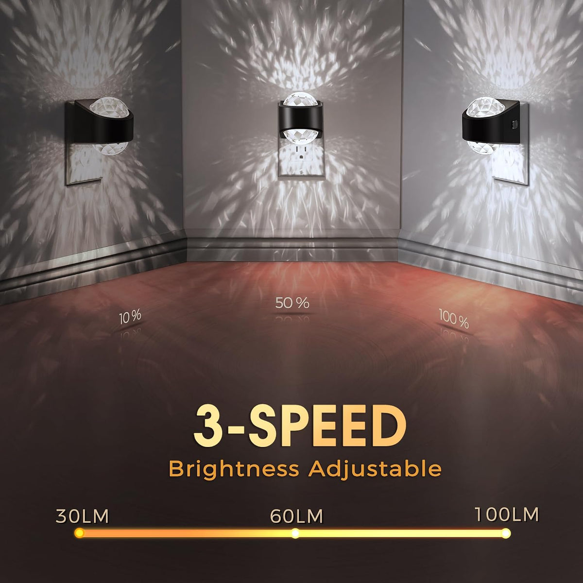 Briignite Night Light, Night Lights Plug into Wall, Night Light for Bedroom