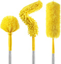 17FT Extendable Duster, 2-9 ft Extension Pole for High Ceilings