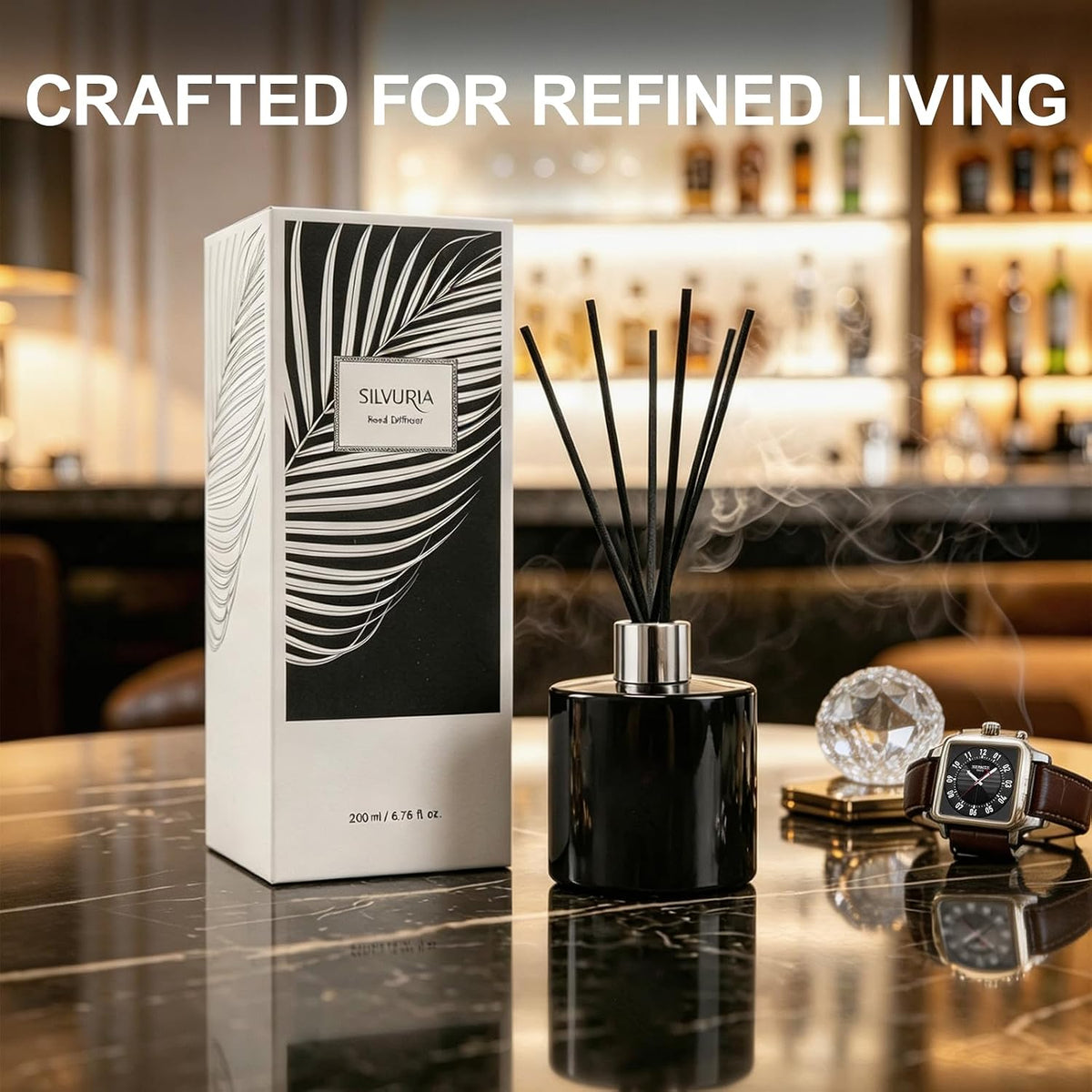 Reed Diffuser Set,Lavender Eucalyptus Fragrance Diffuser