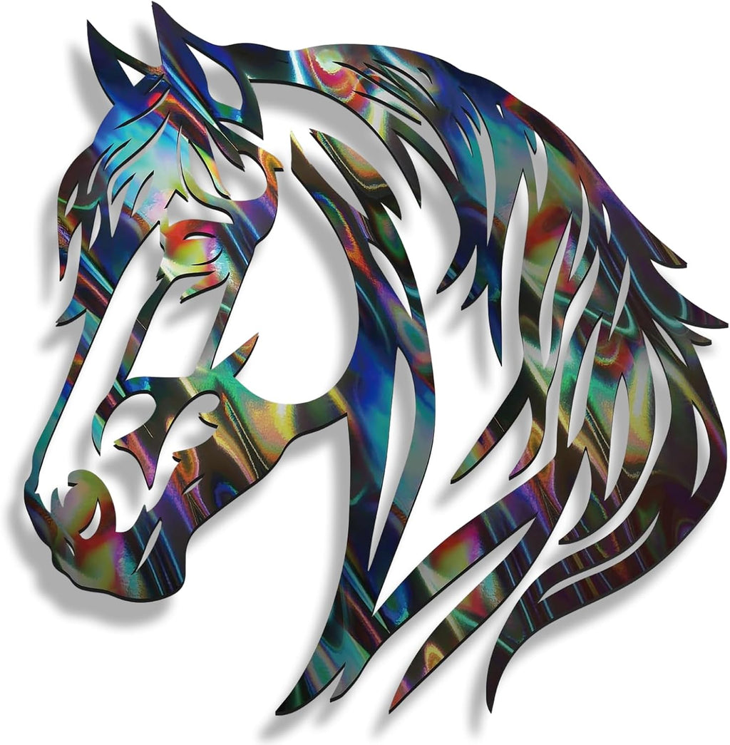 Otoolling Colorful Metal Horse Wall Art Horse Pictures Wall Decor