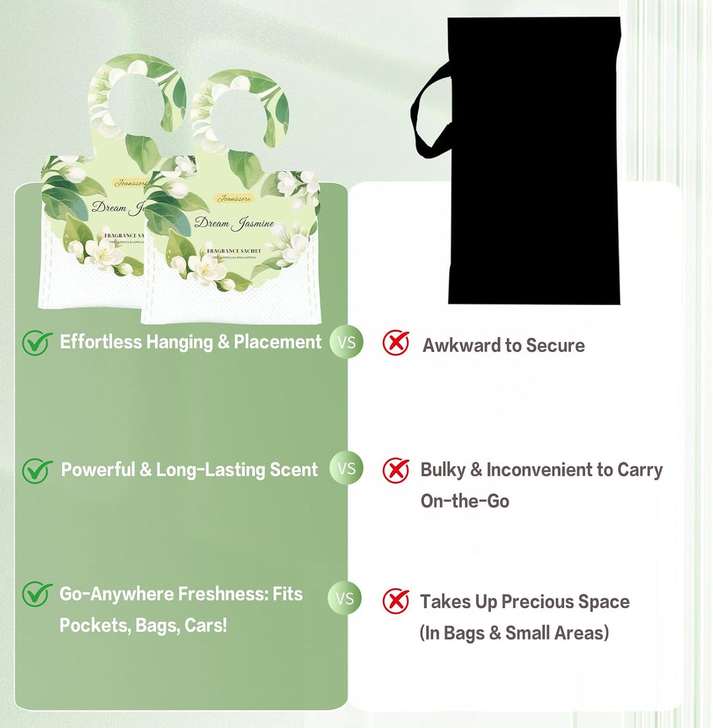 15 Packs Scented Sachets for Drawers and Closets, Home Fragrance Sachet