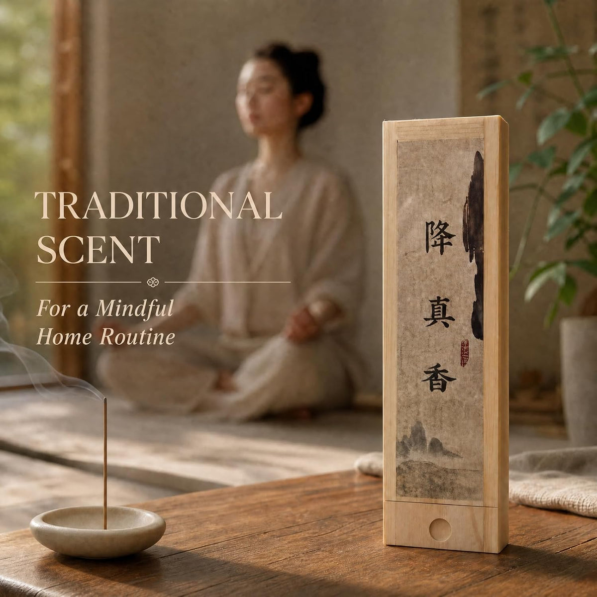 Authentic Lakawood Incense Sticks for Meditation & Purification Natural Chinese Rosewood (Dalbergia) Joss Sticks for Taoist Rituals & Spiritual Cleansing | Long Burning, Low Smoke