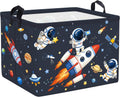Clastyle Kid Storage Basket Cosmic Space Foldable Laundry Hamper, 36L