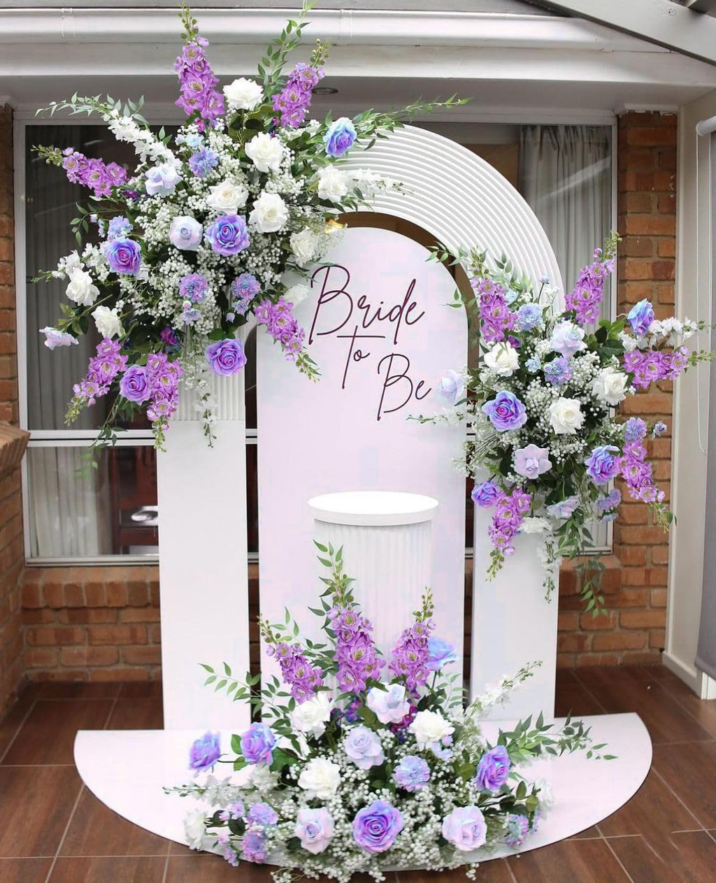 Purple Delphinium Artificial Flower 6PCS Purple Faux Larkspur Silk Delphinium Flowers 29.52" Long Stem Fake Flower for Tall Vase Wedding Floral Arrangements Home Table Decor(Purple)