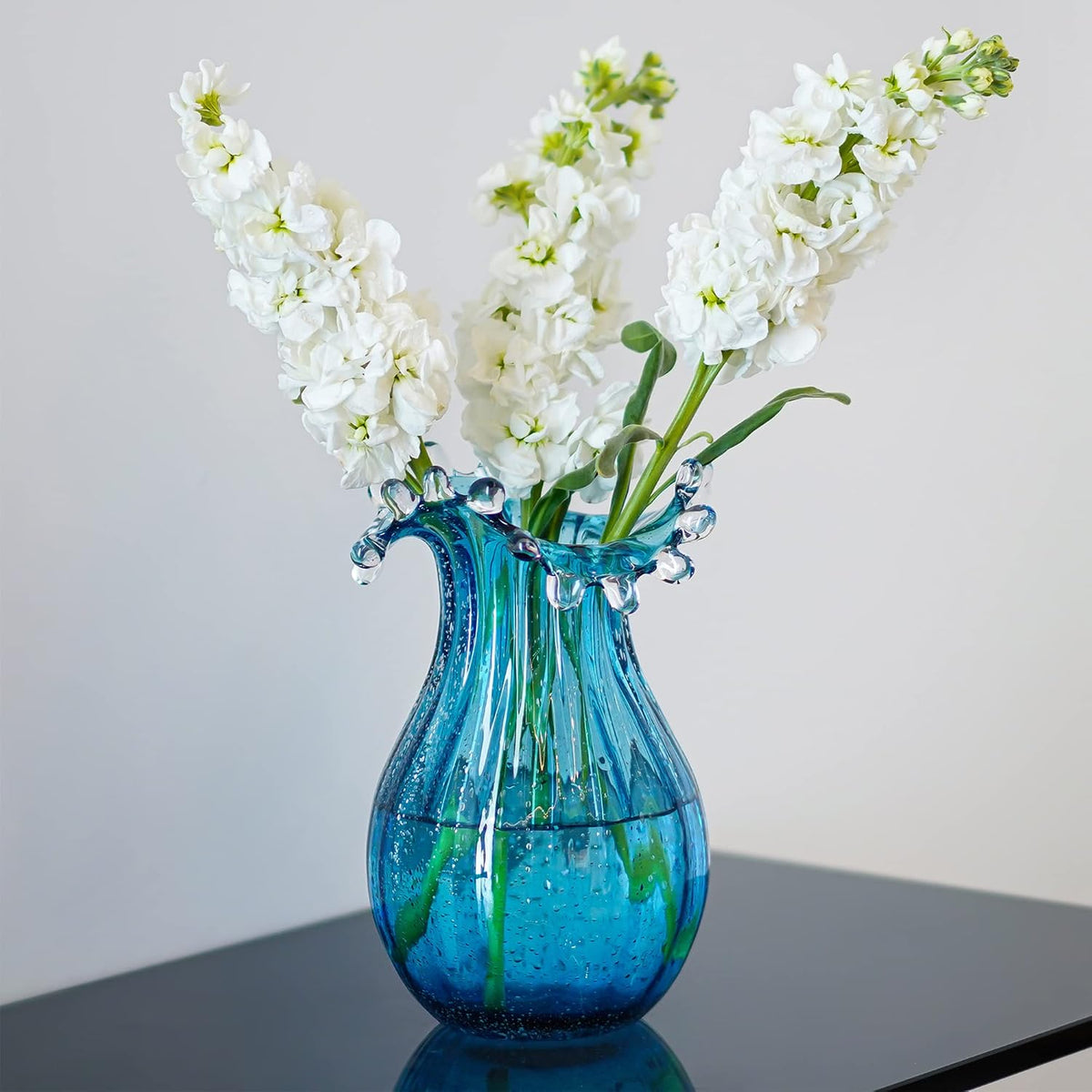 8inch Blown Glass Bubble Vase Collection Modern Art Flower Vase Decoration