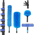 30 Foot High Ceiling Duster Kits with 4.7-24FT Carbon Fiber Extension Pole