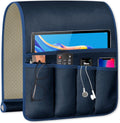 Remote Control Holder for Armchair Caddy, Remote Holder with 5 Pockets