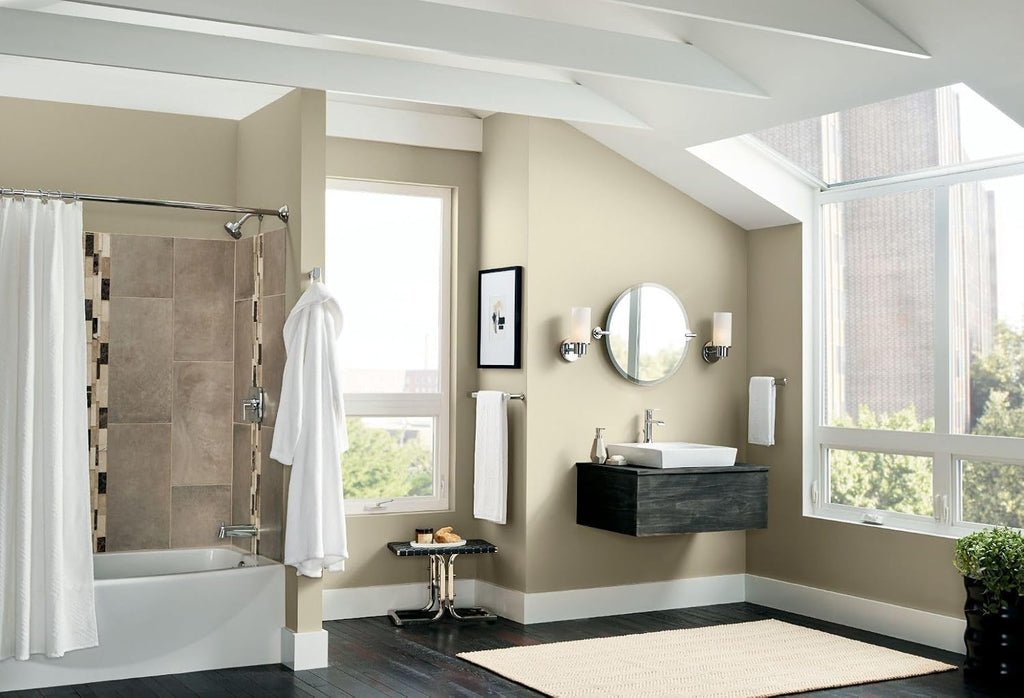 Moen BH3886CH Genta LX Chrome 6.8-in Wall Mount Towel Bar