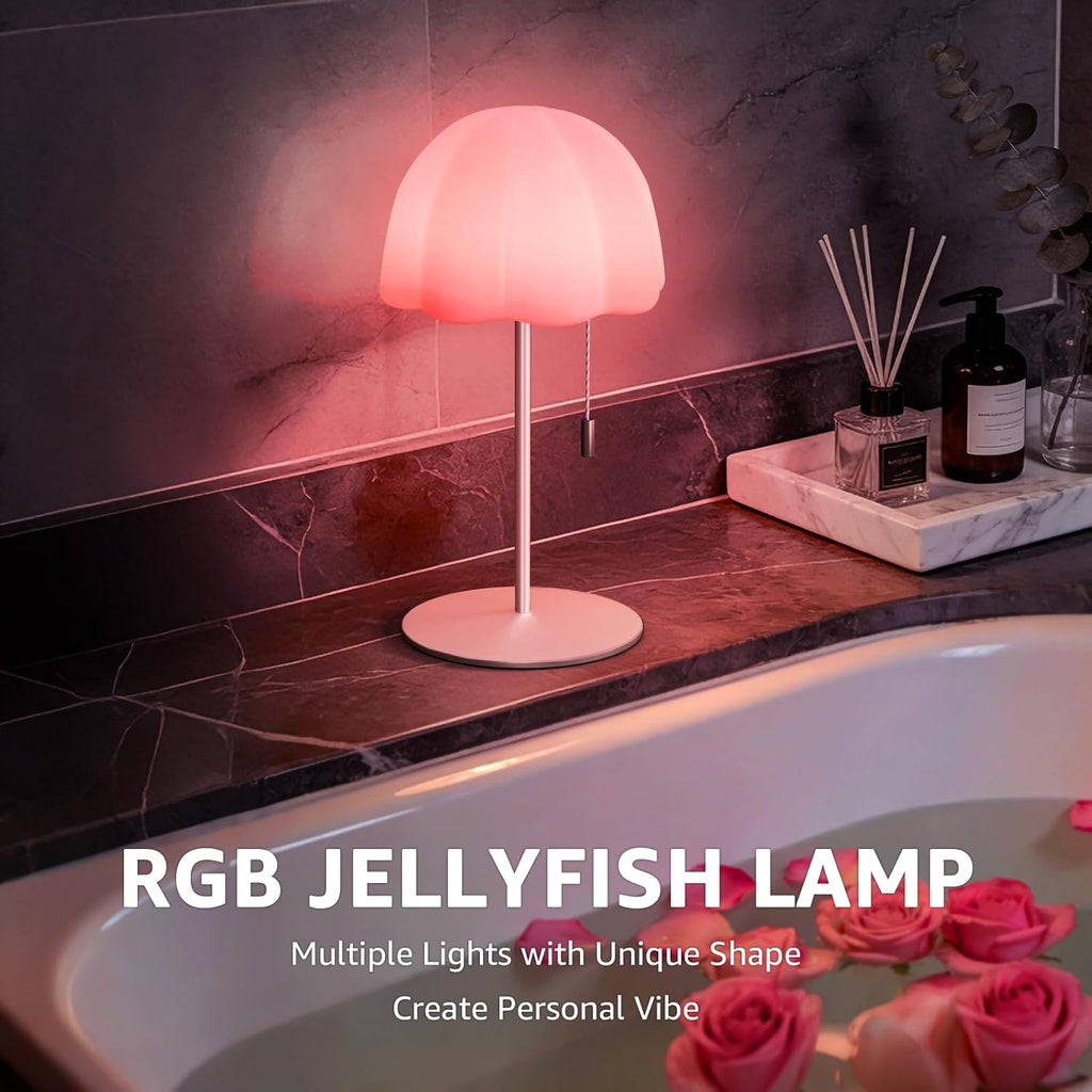 FUYO Shower Lamp Waterproof with Warm White & RGB, 4000mAh