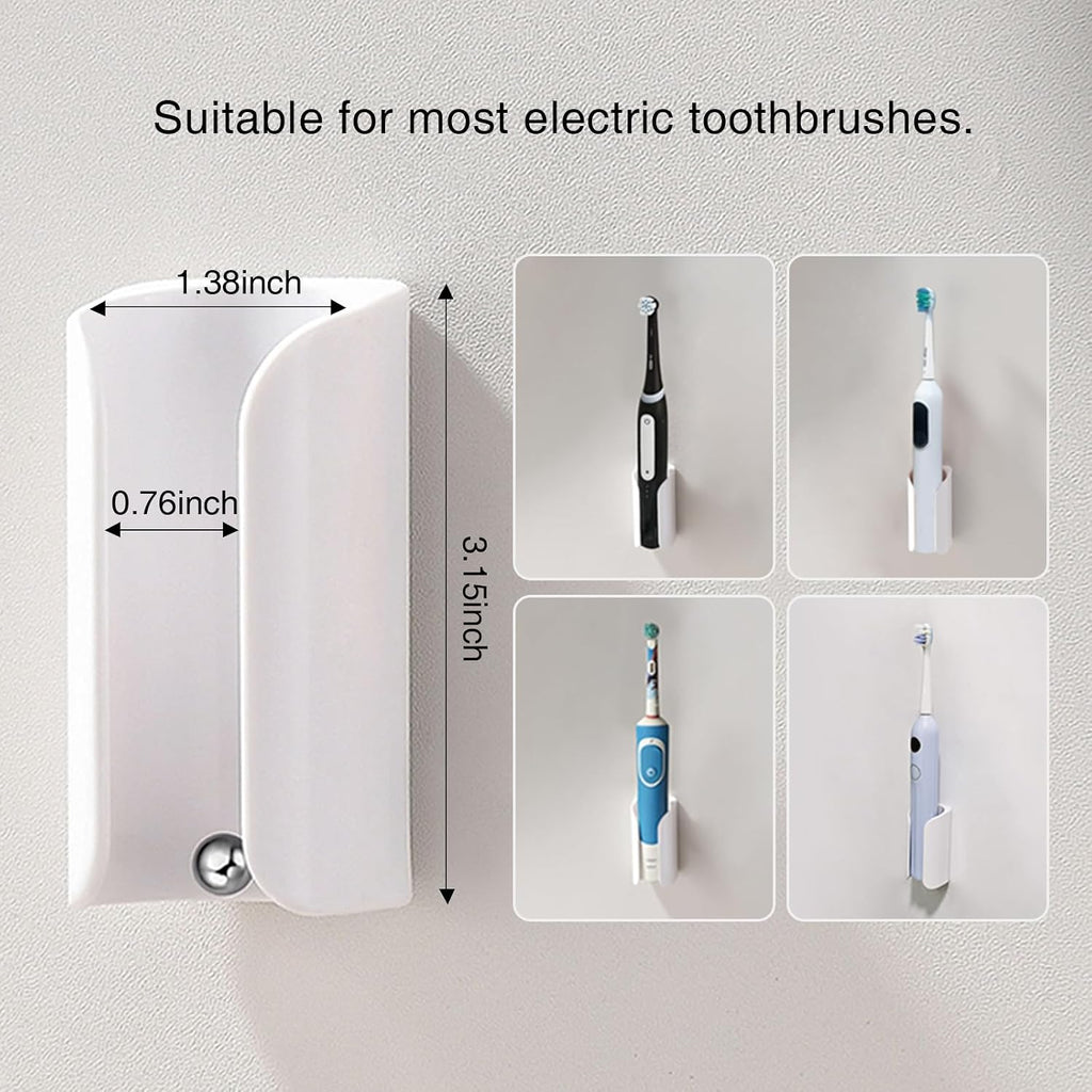 Electric Toothbrush Holder for Bathroom, Adhesive Toothbrush Stand