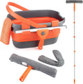 Professional Window Cleaning Kit with Collapsible Bucket for Home, Outdoor