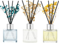 Set of 3 Scent Diffuser with Dry Flowers Lavender Gardenia Jasmine Freesia