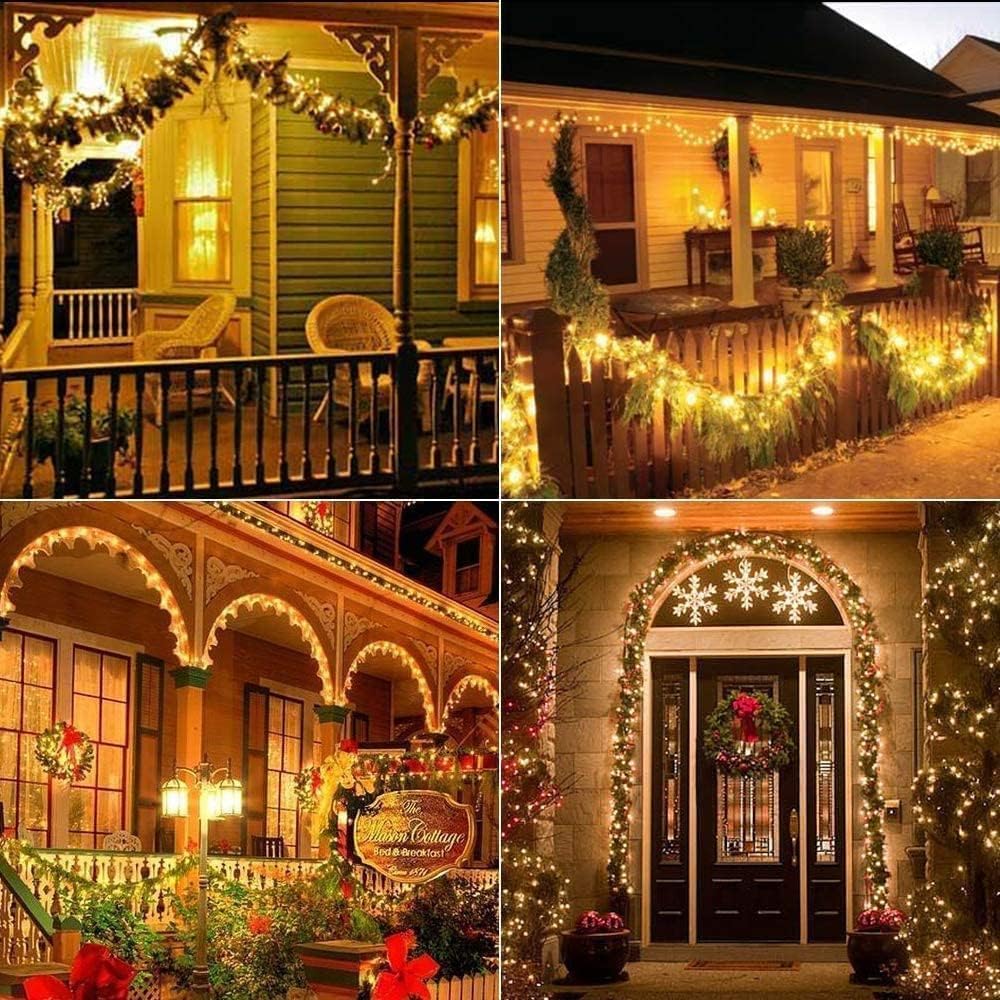 Joomer Fairy String Lights 33FT 100LED Plug in Lights Indoor, Warm White