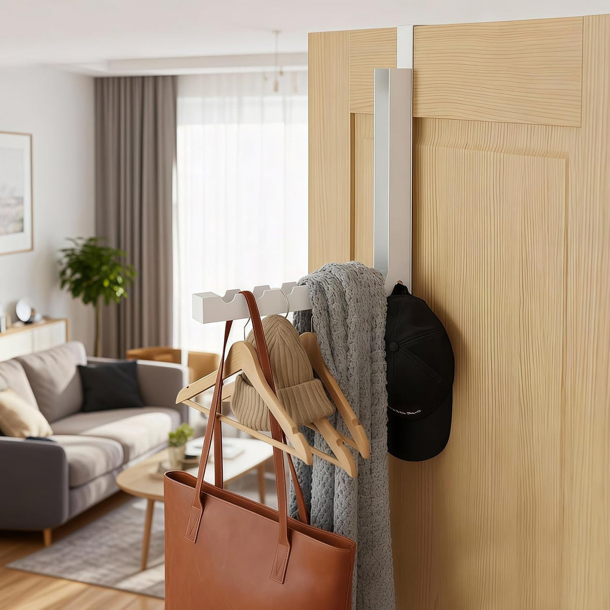 Over the Door Hooks, Clothes Hanger for Laundry Room