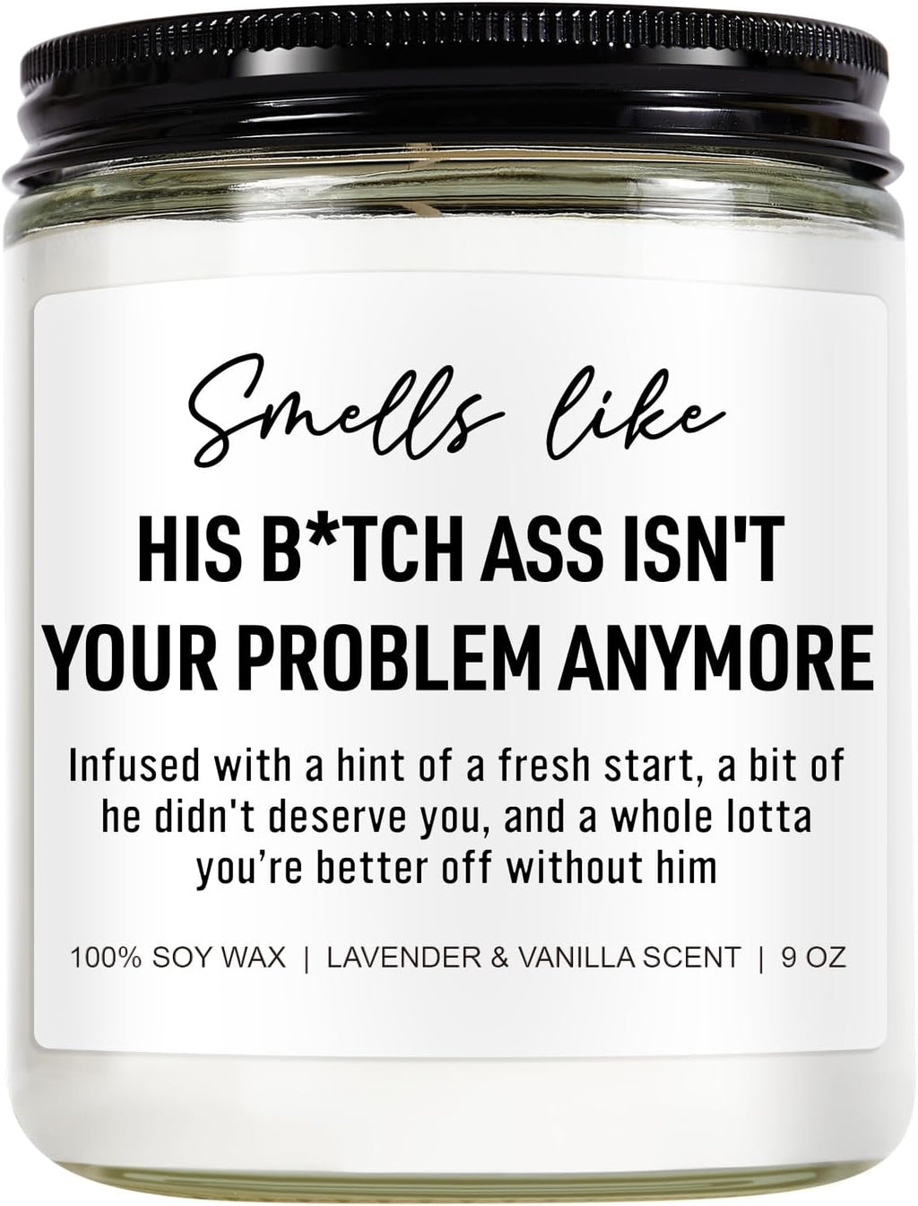 Younift Funny Scented Candles, Divorce Gifts for Women, Divorce Party Decorations - Cheer up, Breakup Gifts for Women, Newly Divorced Woman, Her - Break up, Ex Boyfriend Presents - 9 oz
