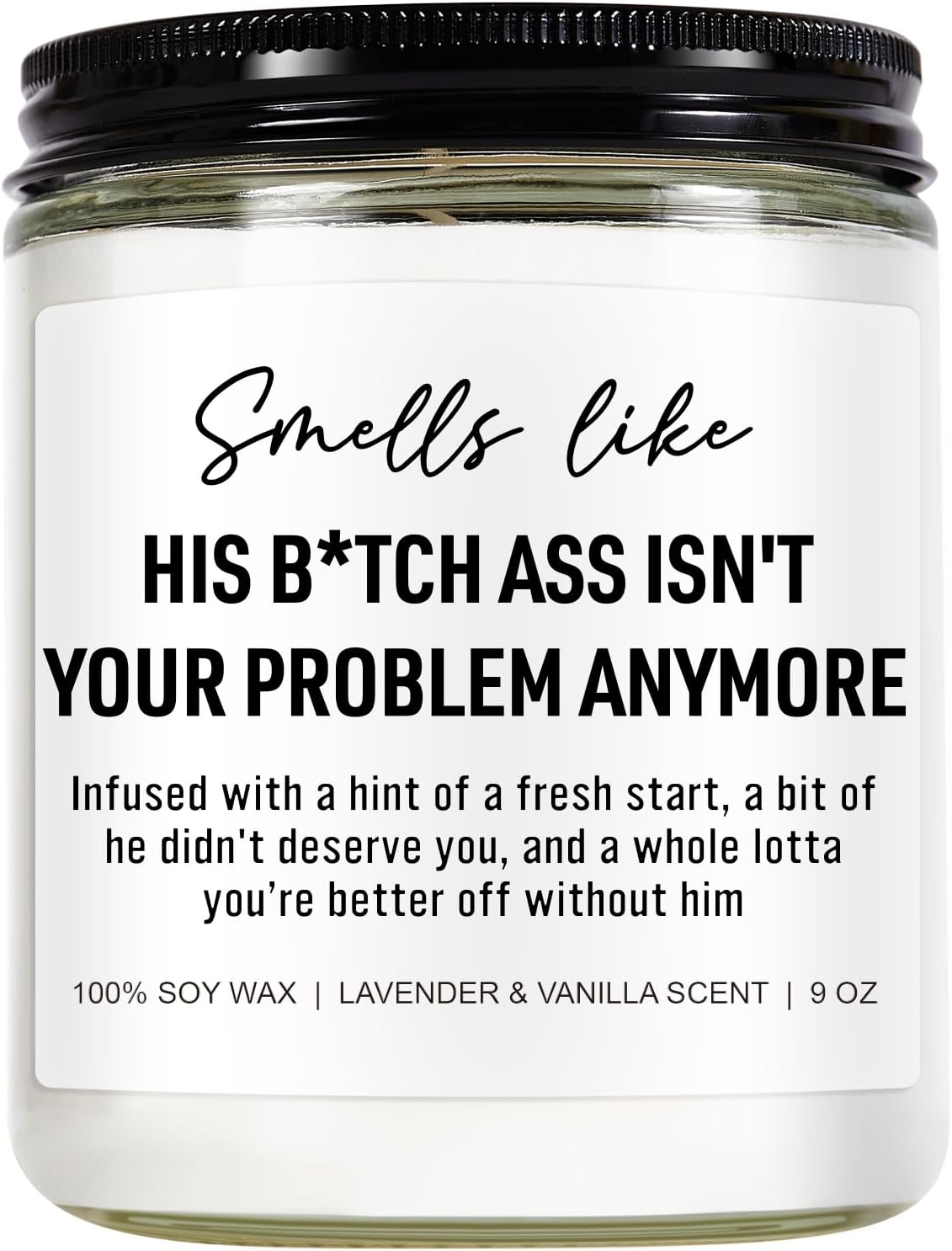 Younift Funny Scented Candles, Divorce Gifts for Women, Divorce Party Decorations - Cheer up, Breakup Gifts for Women, Newly Divorced Woman, Her - Break up, Ex Boyfriend Presents - 9 oz