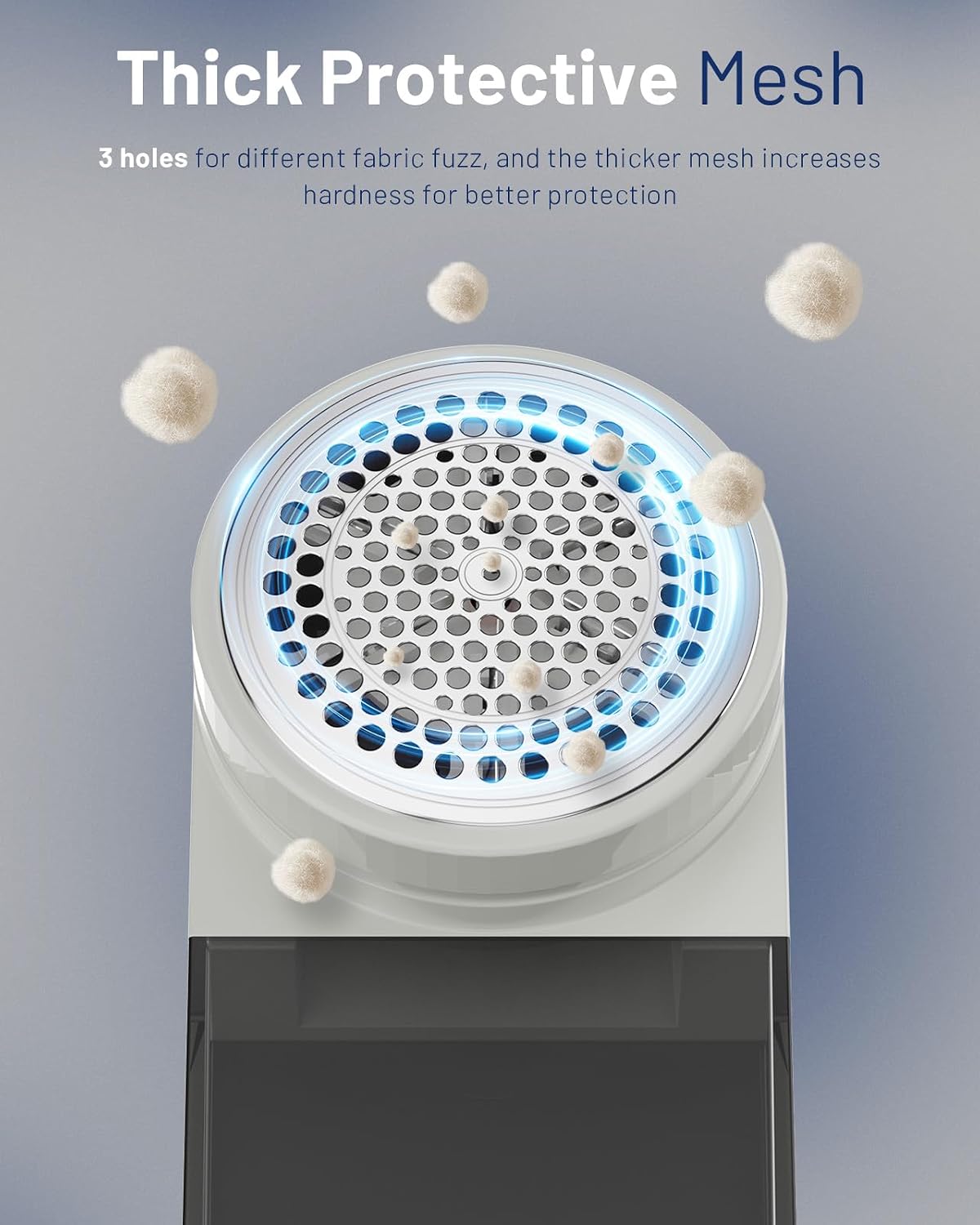 BEAUTURAL Fabric Shaver and Lint Remover, Rechargeable Sweater Defuzzer