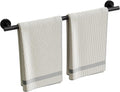 24 Inch Towel Rack for Bathroom, Matte Black
