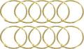 uxcell 24Pcs 3 Inch Shower Curtain Rings Metal Shower Hooks Snap, Gold