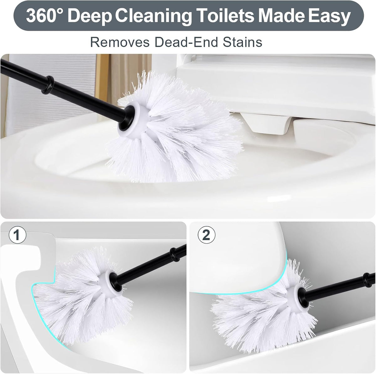 Whimsical Koala Toilet Brush Holder Set - Unique Cub Shape Decorative Bathroom Cleaning Kit for Cabin Owners, Koala-Themed Home Decor, Cozy Cabin Gifts