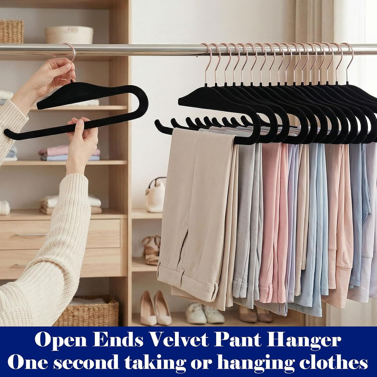 Pants Hangers 20 Pack Velvet Pants Hangers