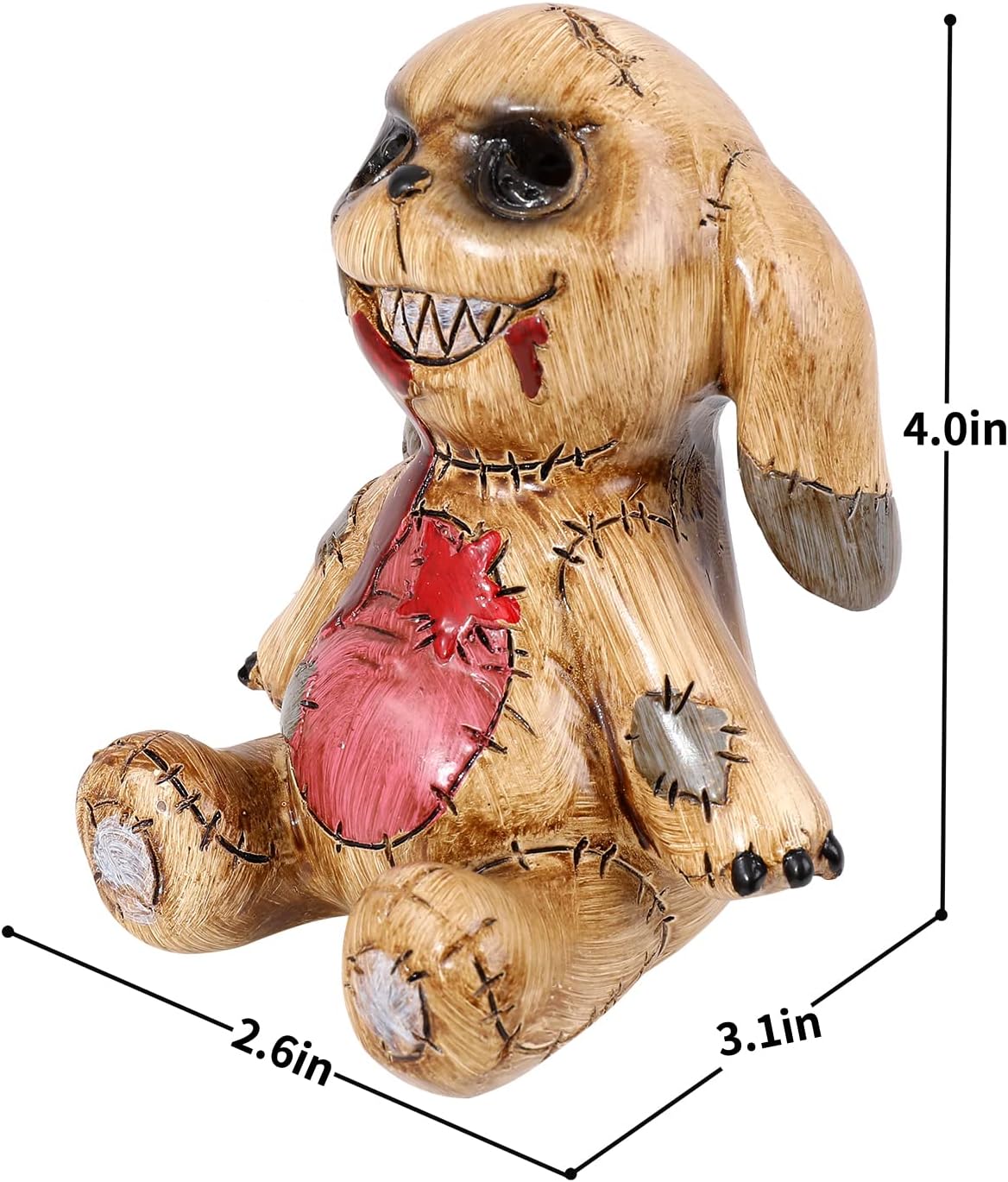 Cool Doll Cone Incense Burner Unique Resin Holder Halloween Decor