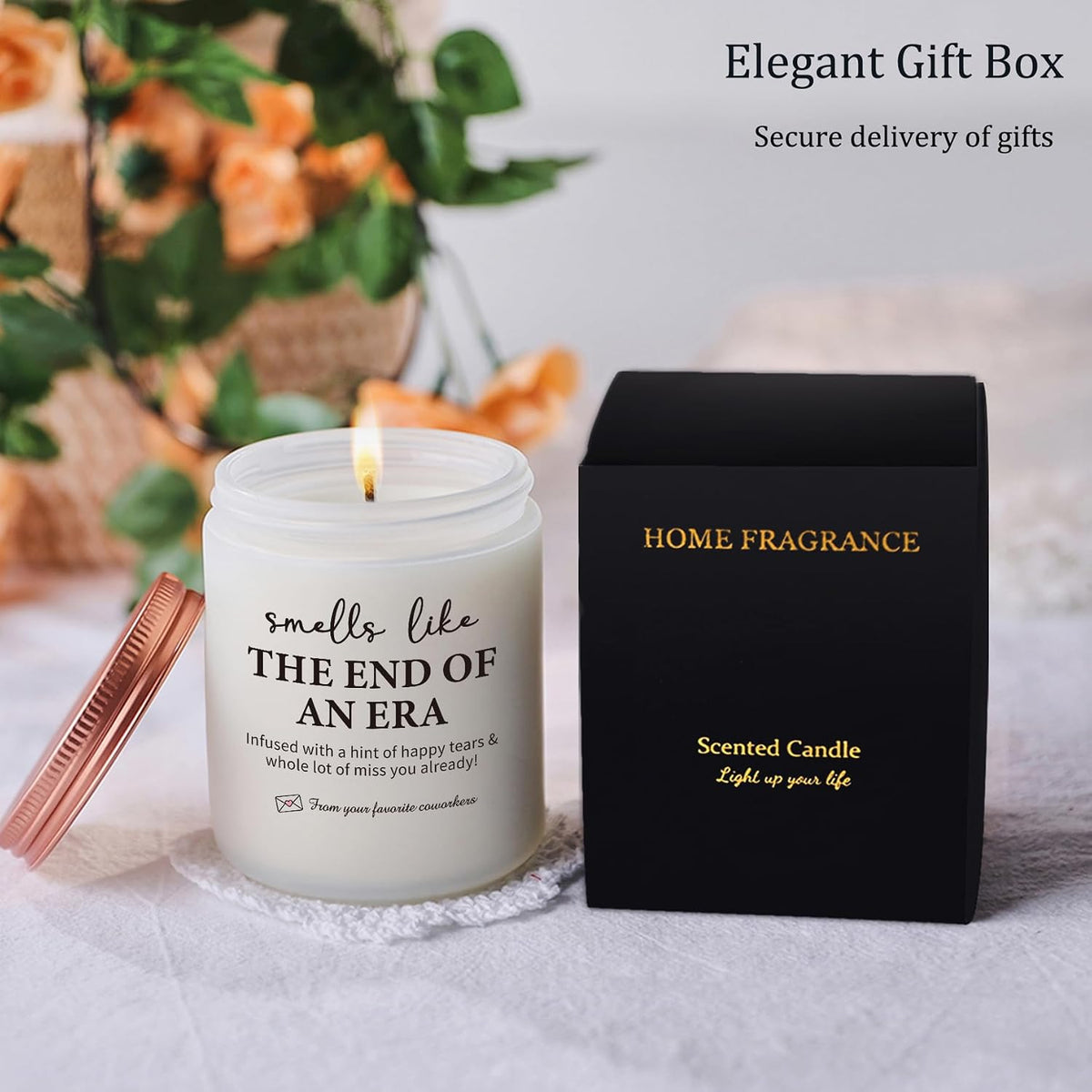 Funny Retirement Gift for Women, Men Goodbye Candle for Coworker Leaving Job, Farewell, Moving Away,Going Away Gifts for Coworkers, Boss, Friends, Teacher, Work Bestie Graduation Gift Idea