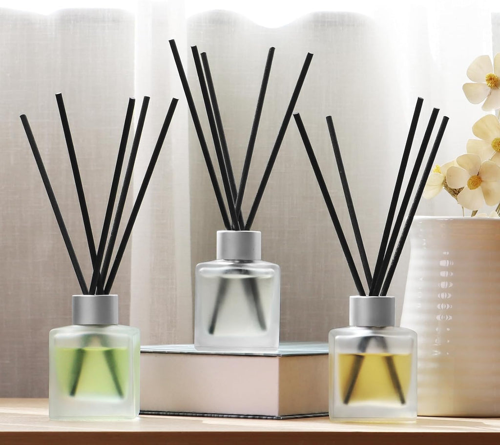 3-Pack Reed Diffuser Set, Linen/Citrus/Bamboo White Tea Scented Oil
