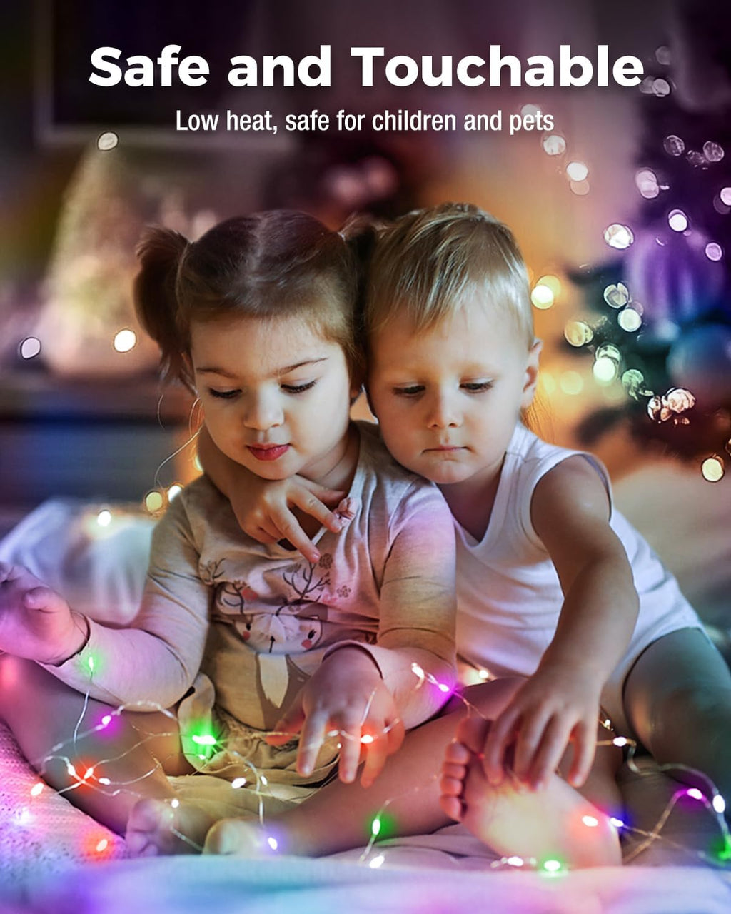 btfarm 12 Pack Fairy Lights Battery Operated, 7FT 20 LED Mini String Lights Waterproof Silver Wire for Mason Jars Centerpiece Table Crafts Bedroom Christmas Decoration,Colourful