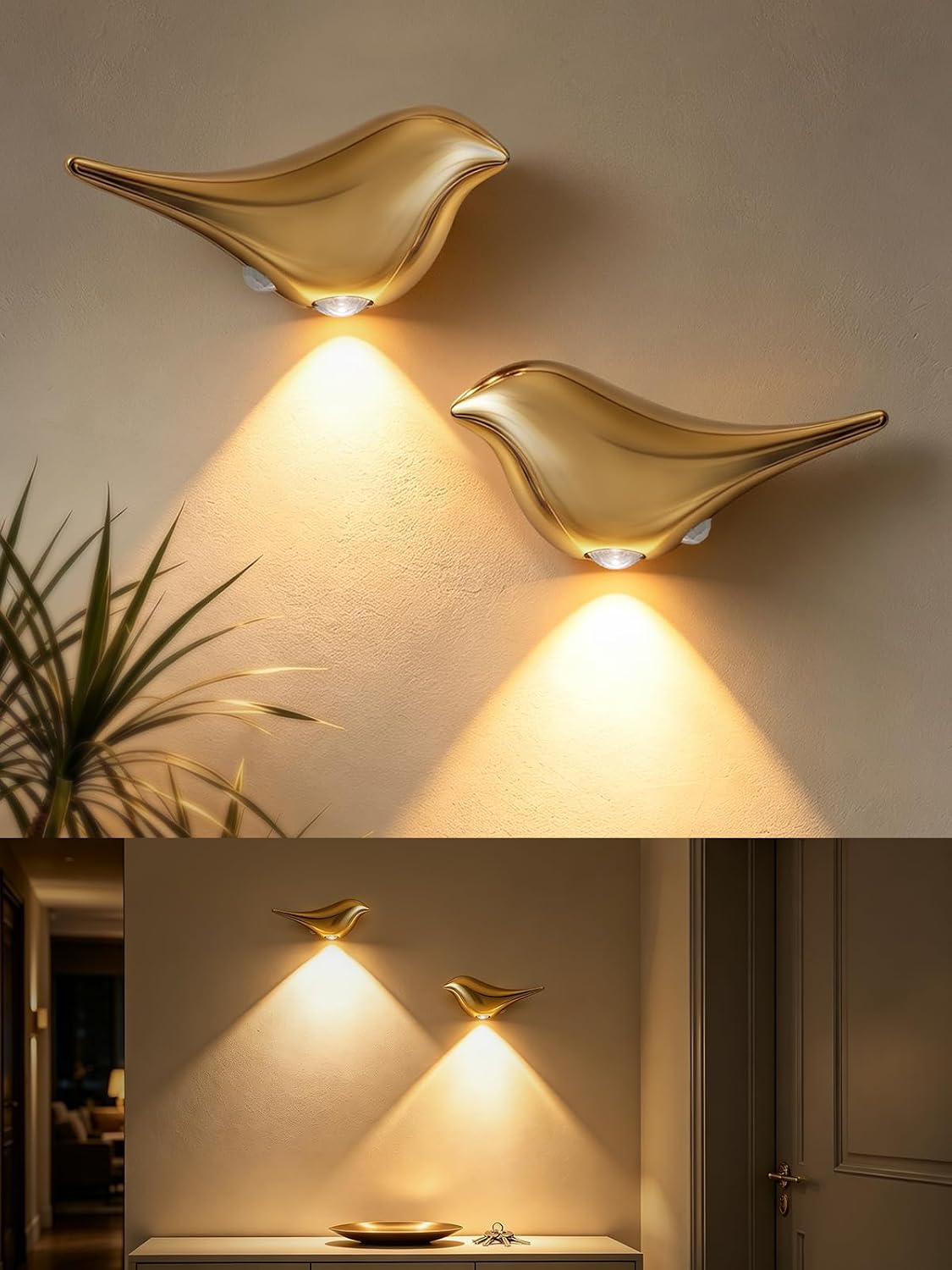 Bird Motion Sensor Light Indoor: Auto Light Up Dark Hallways