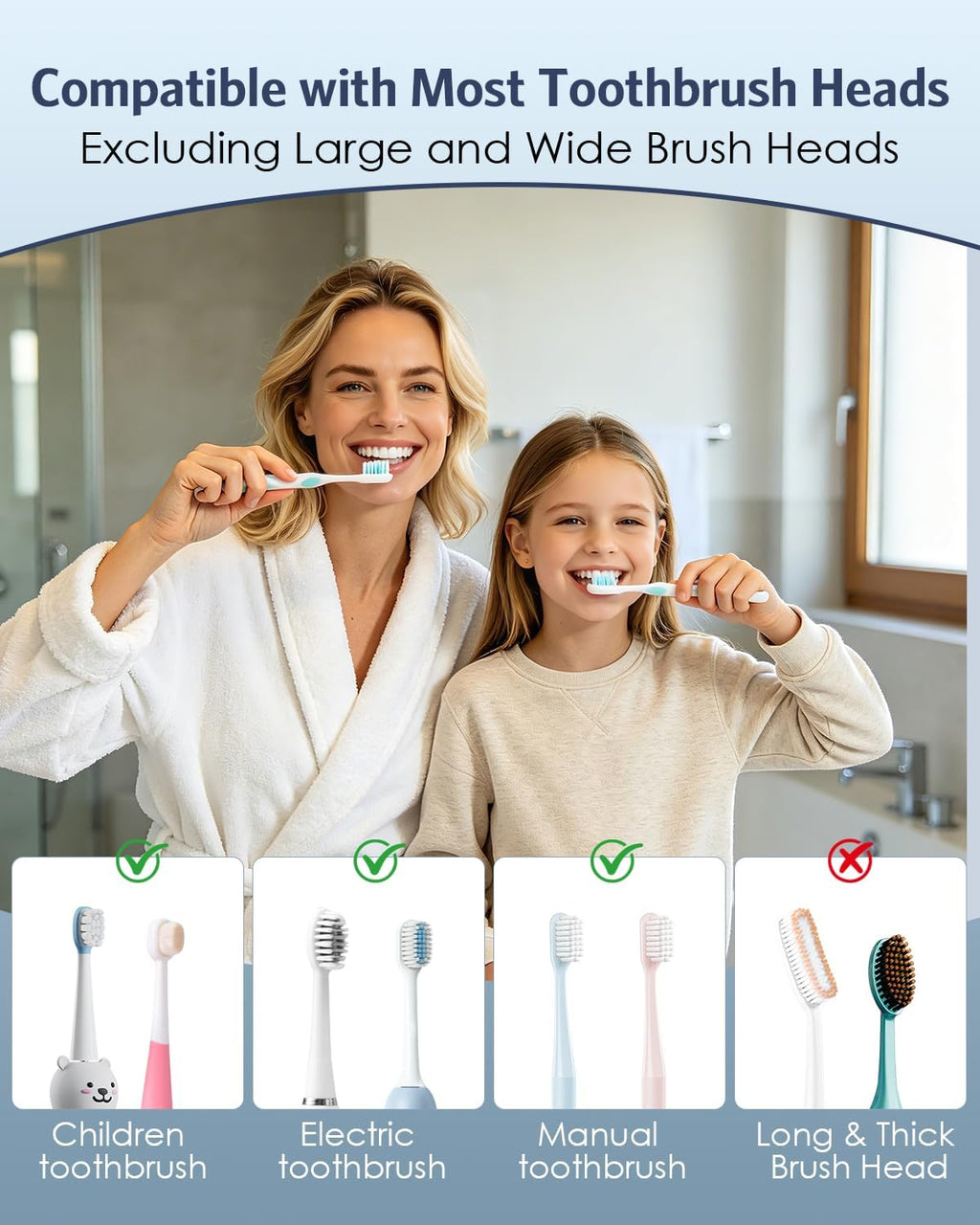 Upgraded Toothbrush Cleaner, Toothbrush Holder for the Bathroom