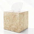 Natural Marble Tissue Box Holder Cover with Open Bottom