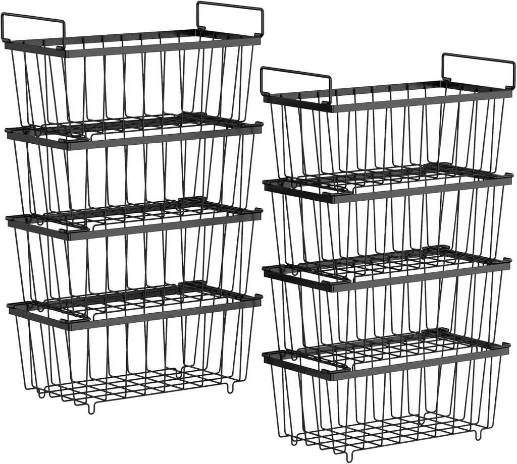 iSPECLE Chest Freezer Organizer - Storage Baskets for 5 to 7 Cu.Ft, 8 Pack