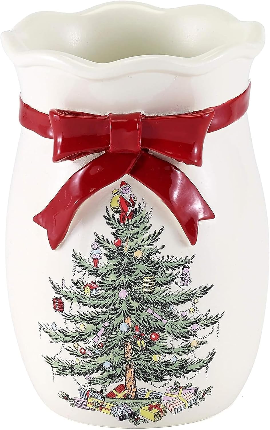 Spode - Christmas Tumbler Cup, Holds Makeup Brushes, Razors & More