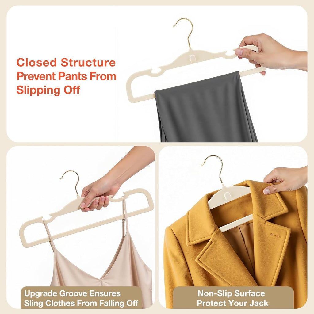 Velvet Pants Hangers 20 Pack Velvet Hangers Non Slip,for Pants Coat