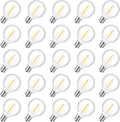 GvvooHome 25 Pack G40 LED Outdoor String Light Replacement Bulb, Warm White