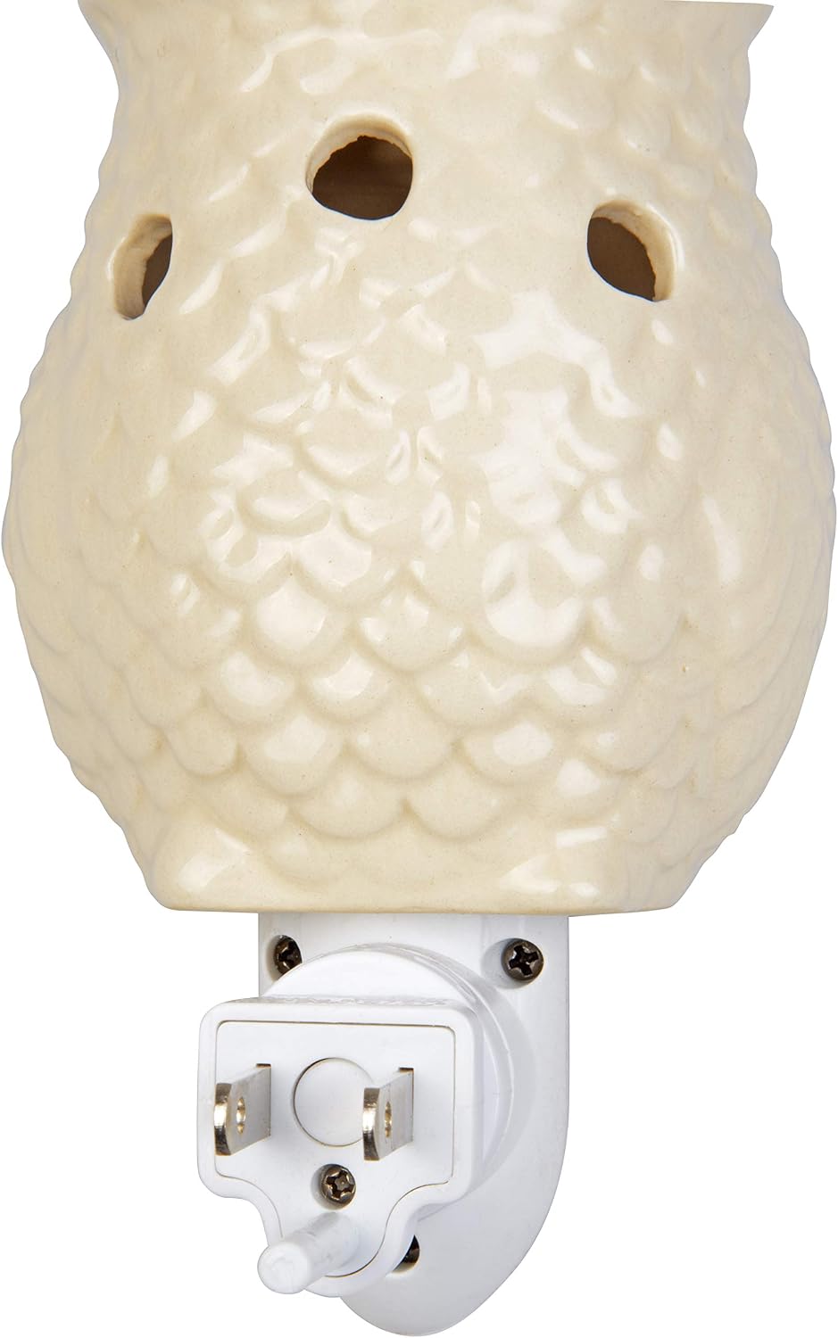 Owl Plug-in Fragrance Wax Melt Warmers (2Pk)- Electric Scented Candle Tart Warmer w 4 Cinnamon Cubes- Halogen Bulb Melts Wax & Fills Room w Fresh Scents & Night Light Glow- Holiday Xmas Must Have Gift