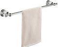 BATHSIR Crystal Towel Bar 24 Inch, Chrome Bathroom Towel Rack, Hand Towel Holder Wall Mounted