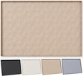 34"x22" Silicone Shelf Liner & Waterproof Under Sink Mat(Taupe)