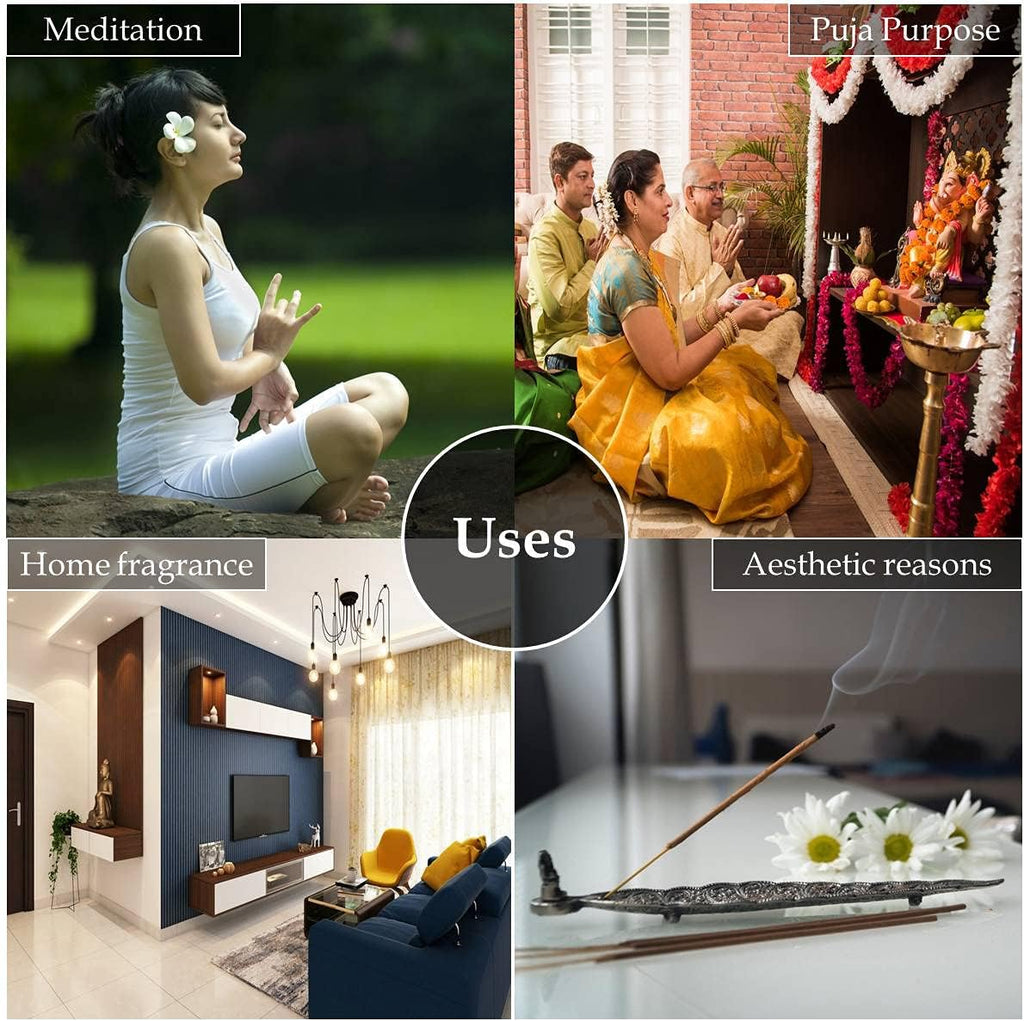 Hem OM Incense Sticks (120 Sticks, 6 Boxes Inside) - 9 Inches Long, 20g per Box - Perfect for Meditation, Rituals & Cleansing.