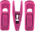 Hot Pink Velvet Hanger Clips, 30 Pack