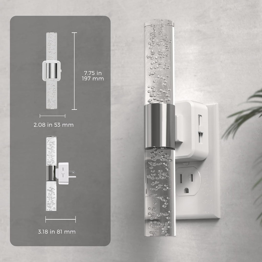 L LOHAS LED Bright Night Light, Night Lights Plug into Wall, 180° Rotating