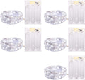 Minetom 5 Pack Fairy Lights Battery Operated, 7Ft 20 LED String Lights