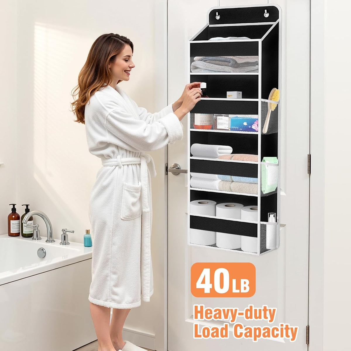 Over The Door Organizer Storage Large Capacity Hanging Bedroom Storage